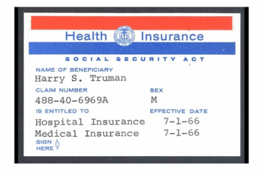 Health Insurance Social Security Act Card